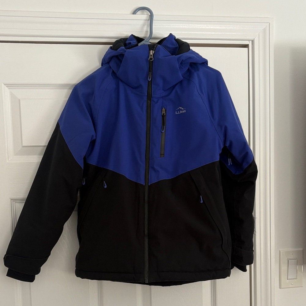 L.L. Bean Kids Purple and Black Ski Jacket/Winter Jacket